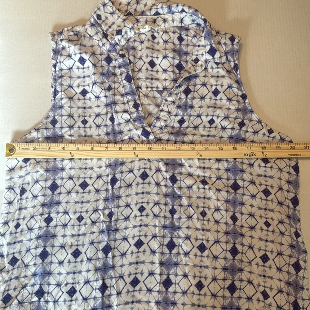 Beachlunchlounge Shelay Sleeveless Shift Dress Purple Print Size XXL - Picture 7 of 12